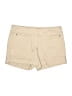 Cache 100% Cotton Solid Tan Khaki Shorts Size 6 - photo 1