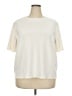 Chico's Ivory Short Sleeve Top Size XXL (4) - photo 1