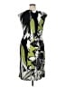 Connected Apparel Graphic Green Cocktail Dress Size 16 - photo 2