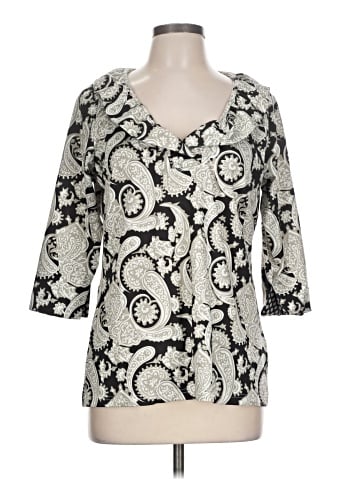 Gretchen Scott Designs 3/4 Sleeve Blouse (view 1)