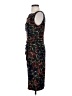 David Meister Print Black Cocktail Dress Size S (estimated) - photo 5