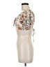 Altar'd State Ivory Short Sleeve Blouse Size M - photo 5