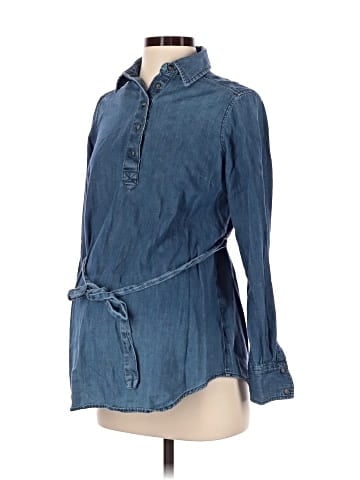 Liz Lange Maternity for Target Long Sleeve Blouse (view 1)