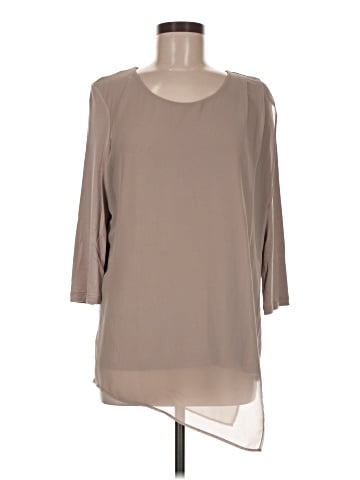 H By Halston 3/4 Sleeve Blouse (view 1)