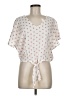 Sim & Sam 100% Rayon Ivory Short Sleeve T-Shirt Size M - photo 1