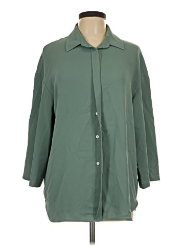Nap 3/4 Sleeve Button-Down Shirt (view 1)