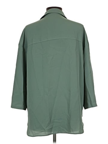 Nap 3/4 Sleeve Button-Down Shirt (view 2)