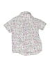 Janie and Jack 100% Cotton Floral White Short Sleeve Button-Down Shirt Size 6 - photo 2
