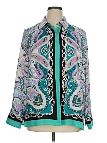 Cato 3/4 Sleeve Blouse (view 1)