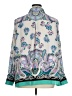 Cato 100% Polyester Paisley Teal 3/4 Sleeve Blouse Size XL - photo 2