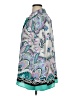 Cato 100% Polyester Paisley Teal 3/4 Sleeve Blouse Size XL - photo 5