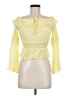 Privy Yellow 3/4 Sleeve Blouse Size M - photo 1