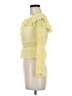 Privy Yellow 3/4 Sleeve Blouse Size M - photo 5