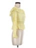 Privy Yellow 3/4 Sleeve Blouse Size M - photo 4