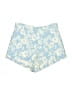 Zara Floral Blue Shorts Size M - photo 1