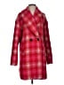 Avec Les Filles Plaid Red Coat Size S - photo 1