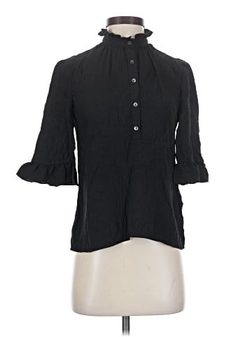 Rebecca Taylor 3/4 Sleeve Silk Top (view 1)
