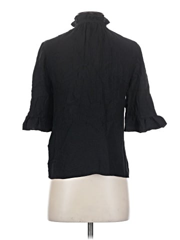 Rebecca Taylor 3/4 Sleeve Silk Top (view 2)