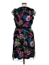 JBS 100% Polyester Floral Black Cocktail Dress Size 14 - photo 2