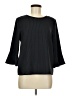 Mango Black 3/4 Sleeve Top Size 6 - photo 1