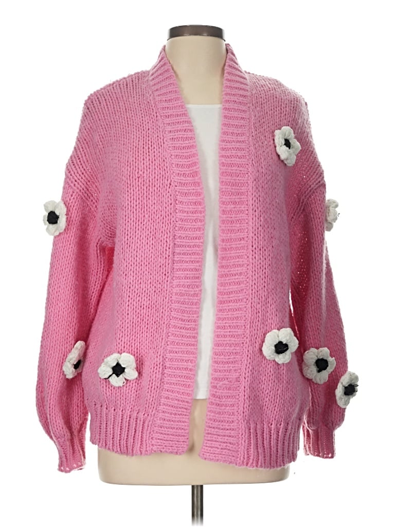 Pre-owned Cato Cardigan Sweater In Pink