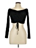Cotton Candy LA Black Long Sleeve Top Size L - photo 1