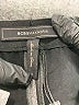 BCBGMAXAZRIA 100% Polyurethane Metallic Black Active Pants Size S - photo 7