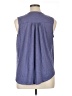 Daisy Fuentes Purple Sleeveless Blouse Size XL - photo 2
