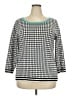 Cato Houndstooth White Pullover Sweater Size 18 - photo 1