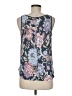 Ann Taylor LOFT Outlet 100% Polyester Gray Sleeveless Top Size M (petite) - photo 2