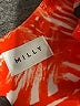 Milly Graphic Red Cocktail Dress Size L - photo 4