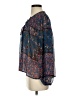 Everly 100% Polyester Blue 3/4 Sleeve Blouse Size S - photo 5