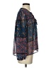 Everly 100% Polyester Blue 3/4 Sleeve Blouse Size S - photo 4