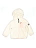 DKNY 100% Polyester Ivory Zip Up Hoodie Size 3T - photo 1