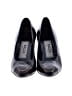 Bally 100% Leather Black Heels Size 5 1/2 - photo 2