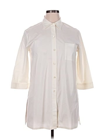 Sutton Studio 3/4 Sleeve Button-Down Shirt (view 1)