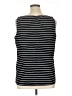 Dana Buchman 100% Polyester Black Sleeveless Top Size XL - photo 2