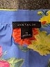 Ann Taylor 100% Polyester Floral Blue Sleeveless Blouse Size XL - photo 7