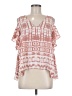 Aqua 100% Polyester Pink 3/4 Sleeve Blouse Size M - photo 1