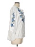 Reba 100% Lyocell White 3/4 Sleeve Blouse Size L - photo 4