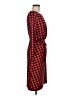 Anne Klein Houndstooth Red Cocktail Dress Size M - photo 4