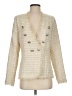 Aqua 100% Polyester Tweed Ivory Blazer Size S - photo 1