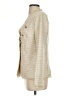 Aqua 100% Polyester Tweed Ivory Blazer Size S - photo 5
