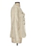 Aqua 100% Polyester Tweed Ivory Blazer Size S - photo 4