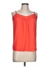 Jessica Simpson 100% Polyester Orange Sleeveless Blouse Size L - photo 1