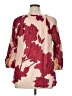 Cato Red 3/4 Sleeve Blouse Size 14 - photo 2