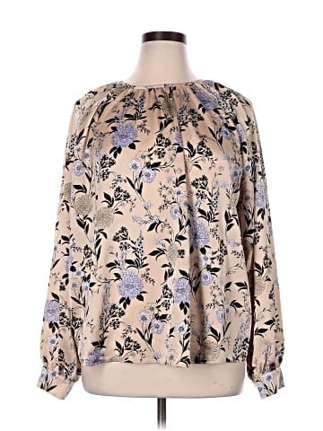 Ann Taylor Long Sleeve Blouse (view 1)
