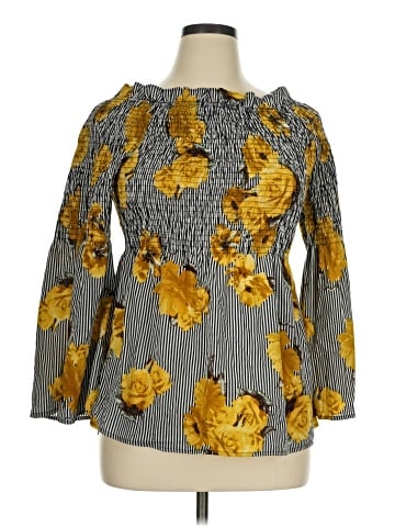 Mileage 3/4 Sleeve Blouse (view 1)