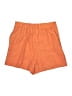 Unbranded 100% Polyester Solid Orange Shorts Size S - photo 2