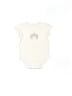 Unbranded Ivory Short Sleeve Onesie Size 6-9 mo - photo 1